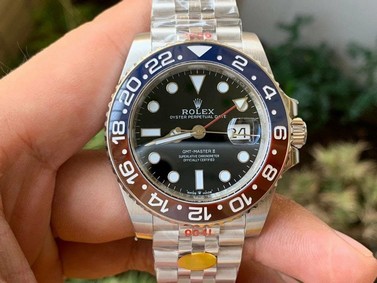 Rolex GMT II 116719 Oyt 904L SS/SS Blk Noob V11 A3186 CHS