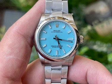 Rolex Oyster Pert. 31mm 277200 SS/SS Tiff Blue EWF