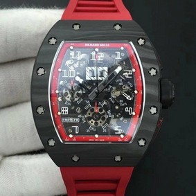 Richard Mille 011 Lotus F1 Red/Blk FC/RU Skele/Red KVF