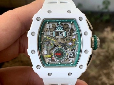 Richard Mille 011-03 Flyback Chrono Le Mans CER/RU Wht KVF