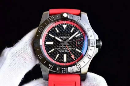 Breitling Avenger II GMT BlackSteel DLC/TI/RRU Black GF V2