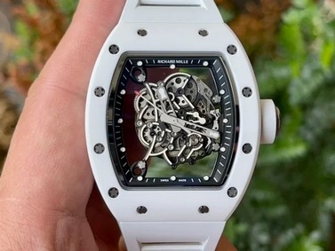 Richard MIlle 055 White Ceramic Best Edition Skeleton