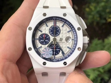 Royal Oak Offshore 44mm Updated White Ceramic JF 1:1 Best Edition A3126 V2